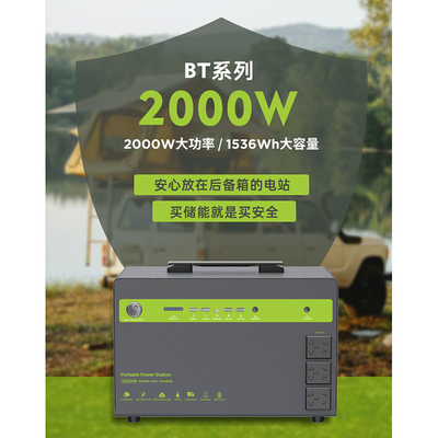 paquet portatif de batterie au lithium du système 2000w de stockage de l'énergie de 25.6V 54Ah 432000Ah