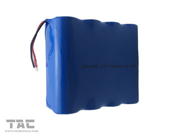 Batterie d'ion de lithium rechargeable d'ICR18650 7.4V 8800MAH 65.12WH pour le dispositif médical