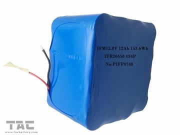 Paquet de batterie d'IFM12.8V 12Ah LiFePo4 26650 4S4P pour le réverbère solaire