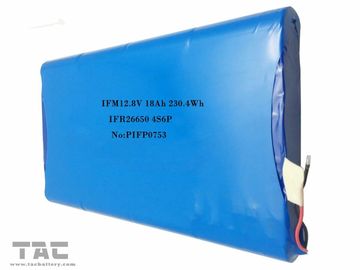 Paquet de la batterie LiFePO4 26650 12v 18ah pour l'éclairage routier solaire
