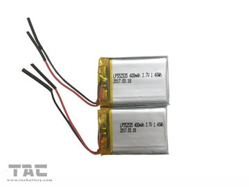Batterie rechargeable LP552535 3.7V 400mAh de polymère de GSP552535 Li pour IoT