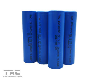 Batterie cylindrique d'ion de lithium de la puissance élevée ICR18650 3.7V 2600mAh 9.62Wh