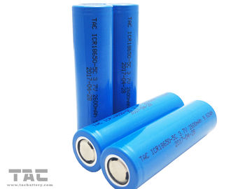 Batterie cylindrique d'ion de lithium de la puissance élevée ICR18650 3.7V 2600mAh 9.62Wh