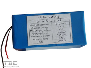Batterie cylindrique d'ion de lithium d'ICR32650 11.1V 3500mAh 3S4P pour Digital