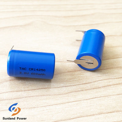 Non rechargeable 3.0V CR14250 Lithium batterie primaire 800mAh Avec des onglets Application pour la maison intelligente