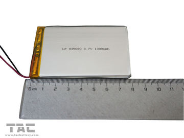 GSP035080 3. 7V 1300mAh polymère Lithium Ion batterie pour téléphone portable, PC portable