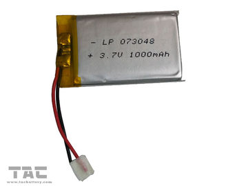 Ion de lithium de polymère de la batterie LP073048 3.7V 800mAh de Lipo pour la production électrique