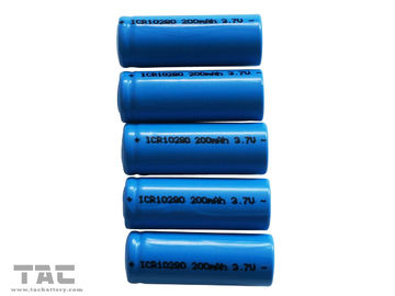 Vie de cycle cylindrique de la batterie 3.7V 200mAh d'ion du lithium ICR10280 la longue