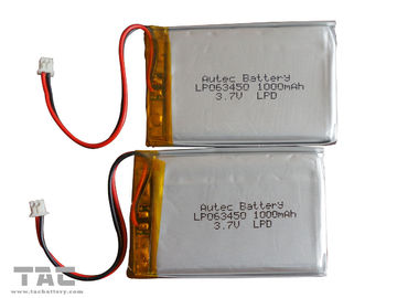 Cellule de batterie d'ion de lithium de polymère avec la carte PCB pour HEV GSP351624 3.7V 100mAh