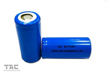 32700 cellule de batterie de 6000mah Lifepo4 3.2v 6ah pour la batterie légère solaire garantie de 12 mois