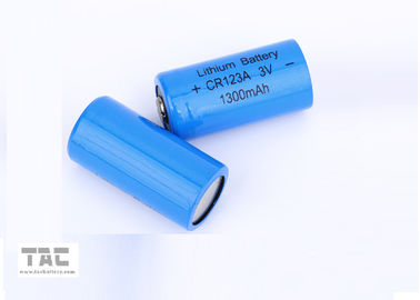 Lumière d'instantané de la batterie au lithium de densité de haute énergie 3.0V CR123A 1300mAh
