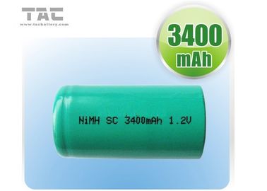 Batteries rechargeables 1800mAh de Ni MH de nickel d'hydrure à hautes températures en métal
