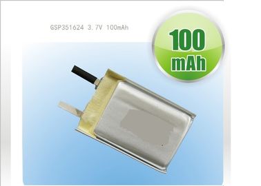 Batteries d'ion de lithium de polymère de la capacité élevée LP052030 3.7V 260mAh pour le communicateur