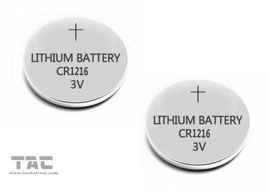 Batterie primaire de cellules de pièce de monnaie de lithium de haute énergie CR1216A 3.0V/25mA pour l'horloge