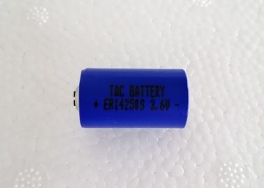Batterie au lithium d'ER14250 3.6V 1/2AA Li-Soci2 800mAh pour la batterie à hautes températures