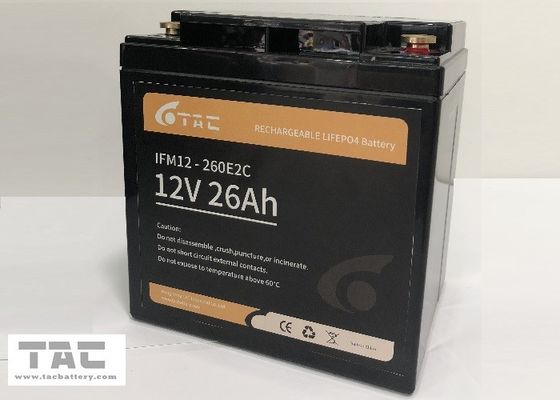Le paquet 32700 de batterie de 26AH 12V LiFePO4 pour remplacent la batterie au plomb