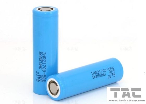 Lithium de Samsung Ion Cylindrical Battery Rechargeable Cell INR21700-50E pour l'outil électronique d'ESS