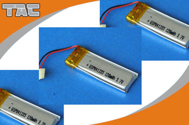 Batterie d'ion de lithium de polymère de GSP041235 3.7V 120mAh pour la carte à puce de PDA MP3 MP4
