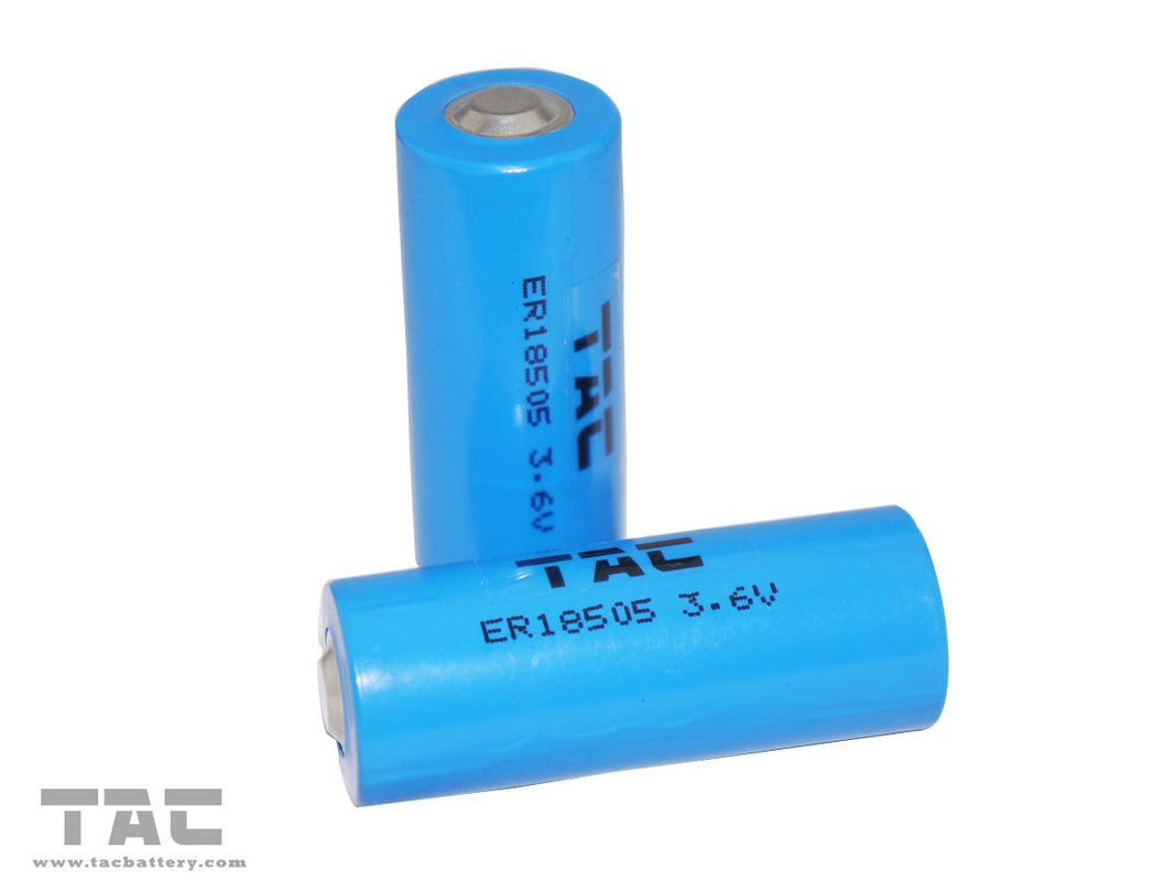 Batterie de la capacité élevée 3.6V ER18505 3600mAh LiSOCL2 pour le horodateur de Teal de mètre de service