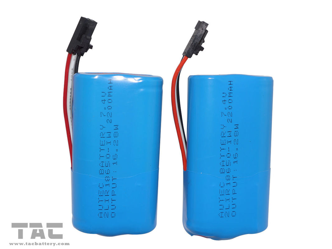 Batteries rechargeables cylindrique 2200mAh de l'ion 18650 de lithium
