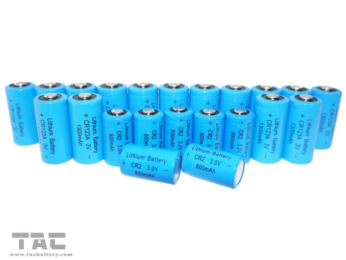 Batterie de Li-Manganèse de la densité 3.0V CR123A 1300mAh de haute énergie/batterie au lithium primaire