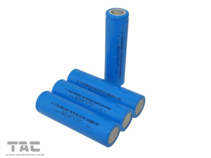 Batterie 1100mah de la puissance élevée LFP battery/18650 3.2V Lifepo4 pour les voitures électriques