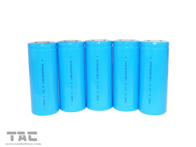 Type batterie du Li-ion 3.2V LiFePO4 26650 3200mAh d'énergie pour le paquet de batterie d'E-vélo