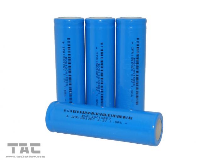 Batterie rechargeable du Li-ion IFR18650 3.2V LiFePO4 pour le paquet de batterie d'e-vélo