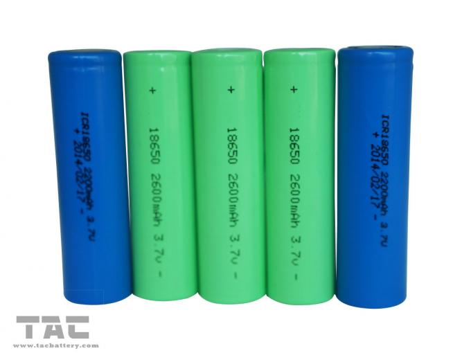 Lithium Ion Cylindrical Batteries de la capacité élevée 3.7v 18650 2600mAh