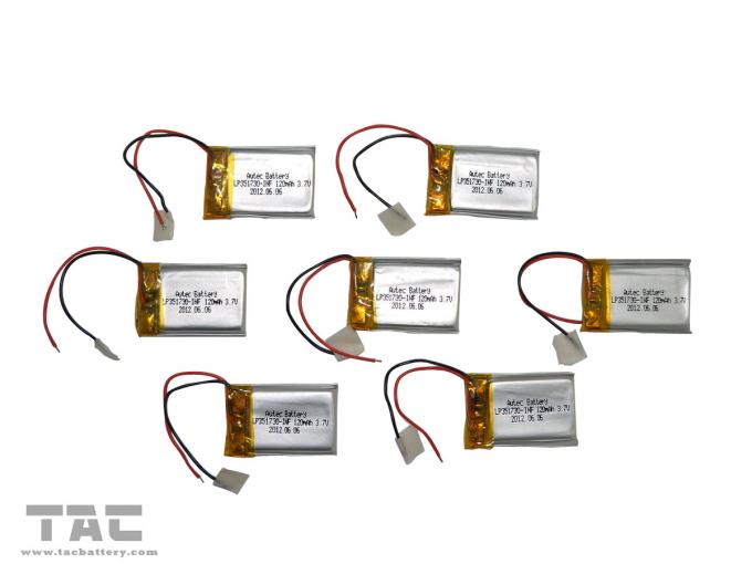 Batteries d'ion de lithium de polymère de la capacité élevée GSP052030 3.7V 260mAh pour le jouet aeromodelling