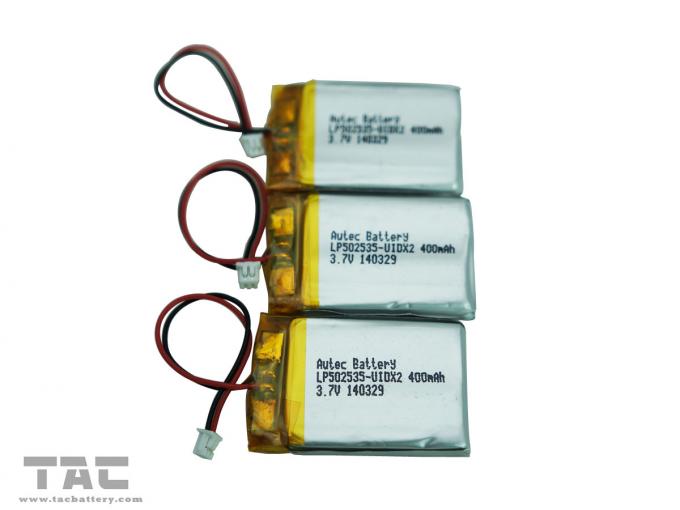 Lithium rechargeable Ion Batteries de polymère de la densité LP052030 3.7V 200mAh de haute énergie