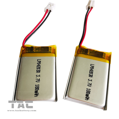 Lithium Ion Batteries Lipo Battery Rechargeable de polymère de LP042030 3.7V 180mAh