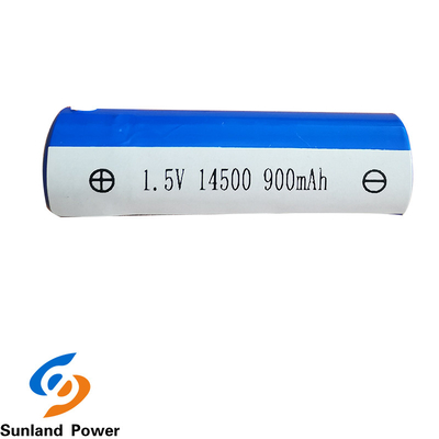 PORTÉE Li Ion Battery cylindrique ICR14500 1.5V 900MAH d'ODM