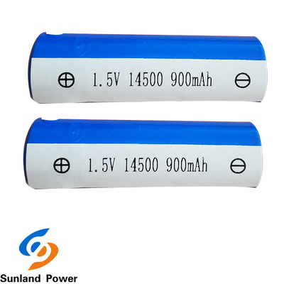 PORTÉE Li Ion Battery cylindrique ICR14500 1.5V 900MAH d'ODM