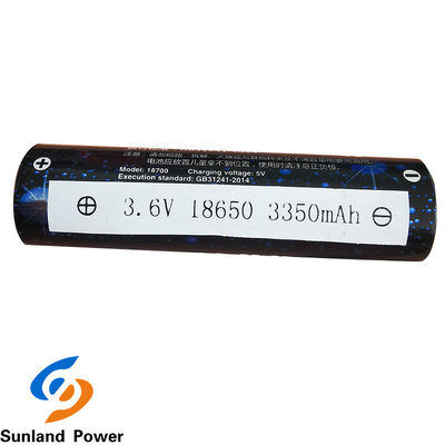OEM Li Ion Battery cylindrique ICR18650 3.6V 3350mah avec le terminal d'USB
