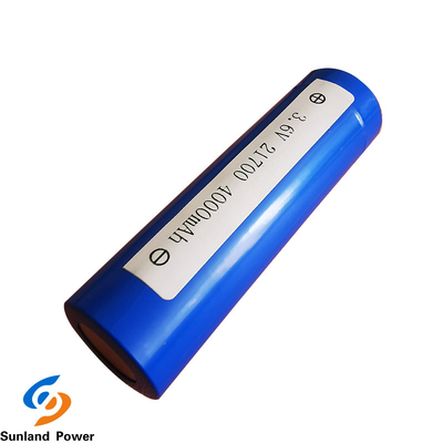 La batterie cylindrique ICR21700 3.6V 4000mah de lithium bleu avec USB 300 fois font un cycle la vie