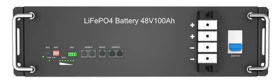 Paquet profond Smart intégré BMS Backup de batterie de cycle de LiFePO4 51.2V 100Ah 5kWh