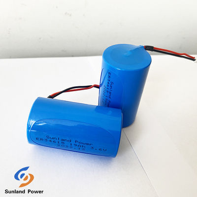 Batterie LiSOCl2 non rechargeable à large température 3.6V ER34615 19000mAh pour vélo de ville Smart Lock