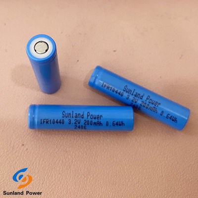 Batterie au lithium rechargeable IFR10440 AAA 3.2V LiFePO4 200mAh