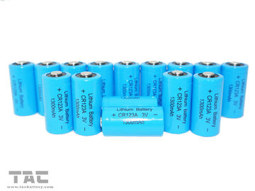 Lumière d'instantané de la batterie au lithium de densité de haute énergie 3.0V CR123A 1300mAh