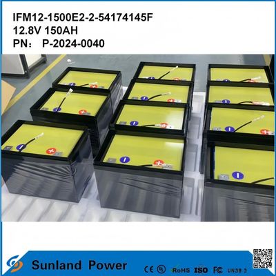 12V LiFePO4 batterie Durée de vie de 3 à 5 ans avec un boîtier en plastique ABS et une tension nominale de 12,8V