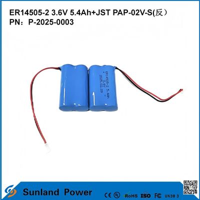 3.6V 5.4AH ER14505-2 Batterie primaire Voltage de fonctionnement élevé et stable