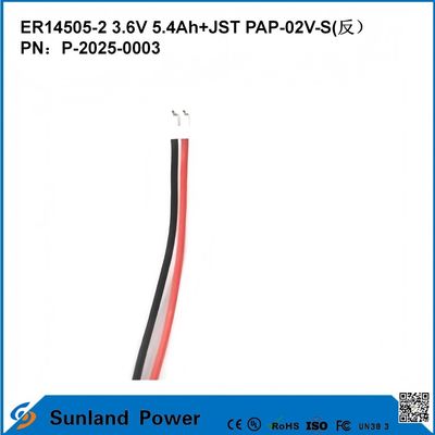 3.6V 5.4AH ER14505-2 Batterie primaire Voltage de fonctionnement élevé et stable