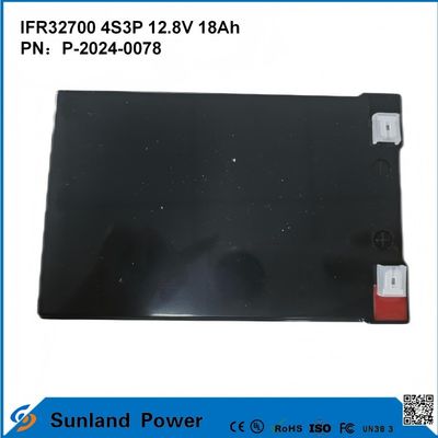 IFR32700 4S3P 12.8V 18Ah Pour la lumière solaire de crue haute luminosité LEDS jardin Lumières solaires batterie de viepo4