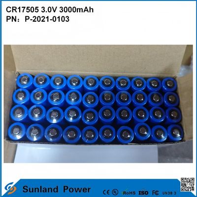 CR17505 3.0V 3000mAh Pour les instruments intelligents équipement médical Transport et logistique Meubles intelligents Haute capacité Stable performance de décharge Voltage de sortie Longue durée de vie