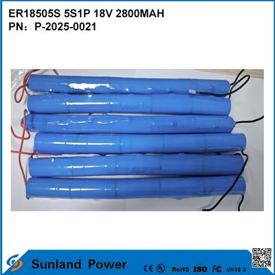 ER18505S 5S1P 18V 2800MAH Batterie résistante à haute température et de grande capacité