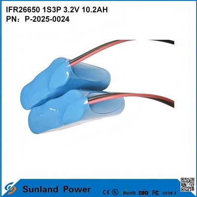 Une grande quantité de batteries IFR26650 1S3P 3.2V 10,2Ah,disponibles pour les systèmes de stockage d'énergie OEM outils électriques et puissance de secours