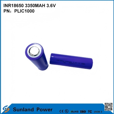 INR18650 3350MAH 3.6V BATTERIE utilisée dans l'électronique grand public systèmes mobiles de stockage d'énergie terminaux intelligents banques d'alimentation