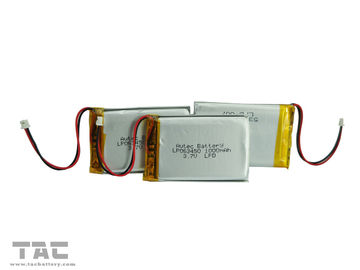 Batterie d'ion de lithium de polymère de Lipo LP063465 3.7V 1300mAh pour PDA