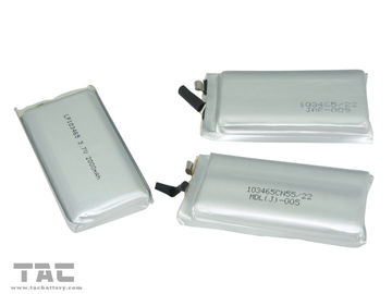 Batteries des cellules GSP555376 3.7V 2300mAh de polymère de lithium pour le jouet